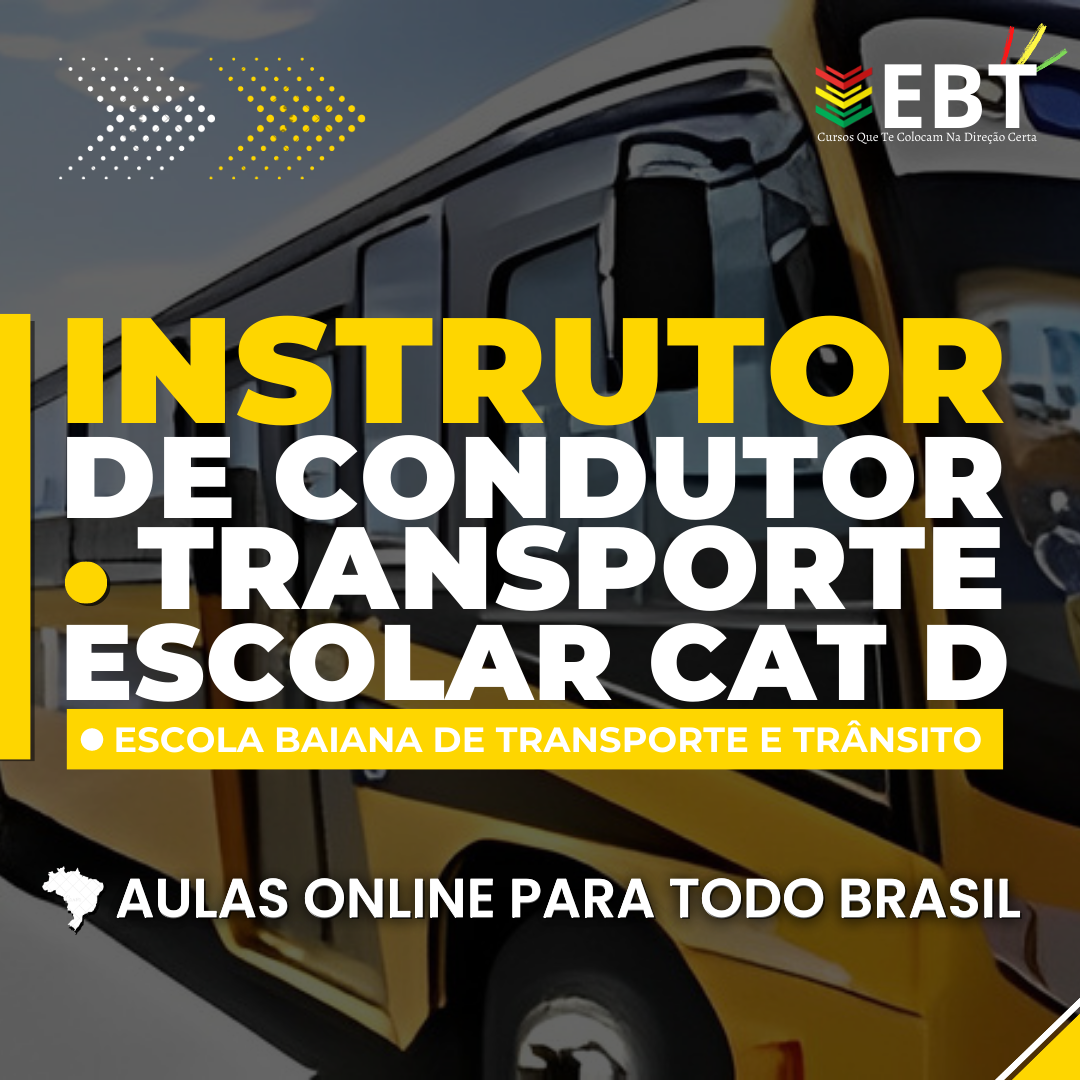 Instrutor de Condutores de Transporte Escolar