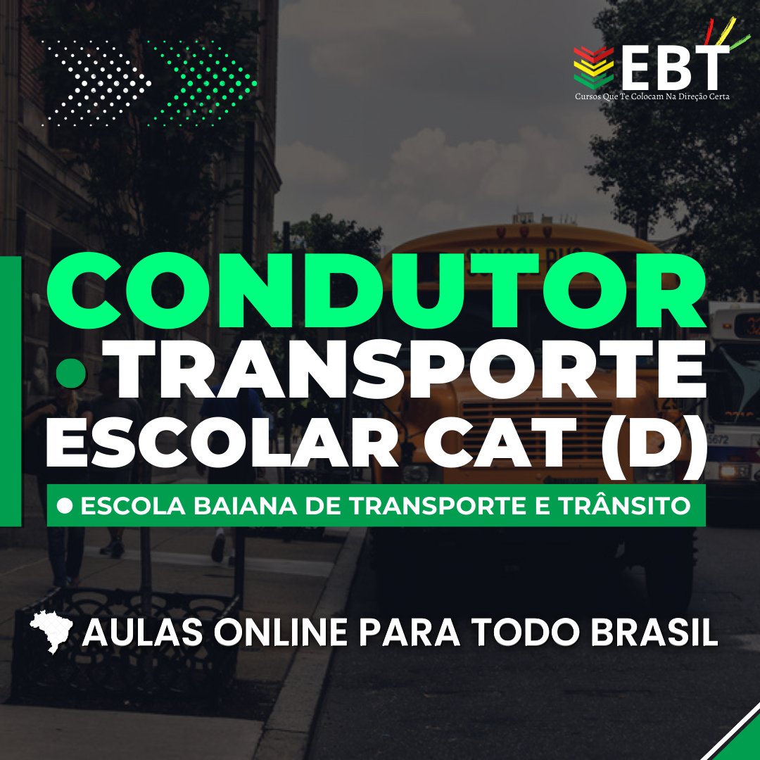 Condutor de Transporte Escolar